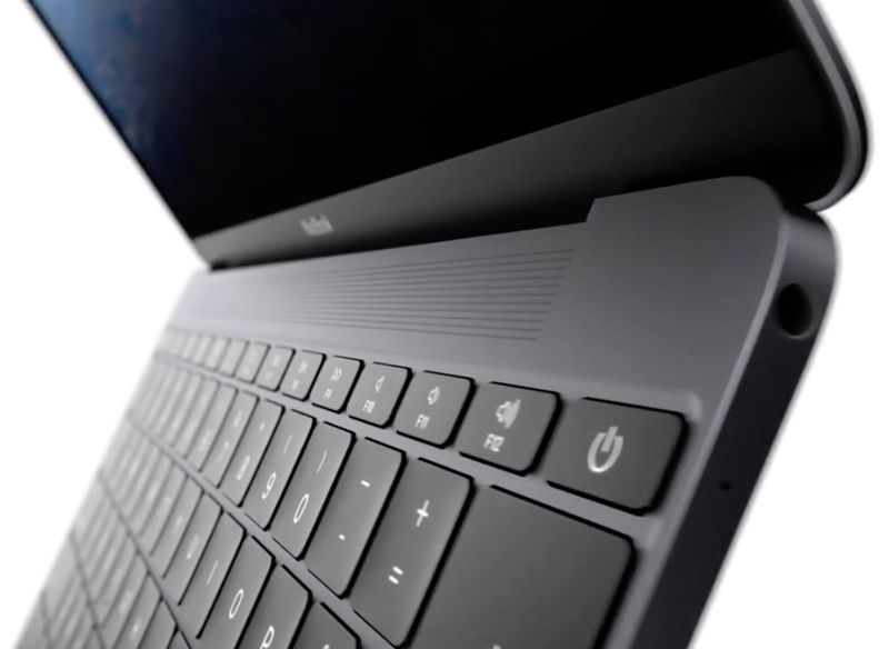 MacBook 12 pouces gris sidéral gros plan 001