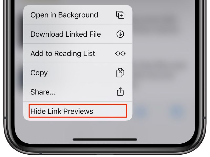 hide link previews