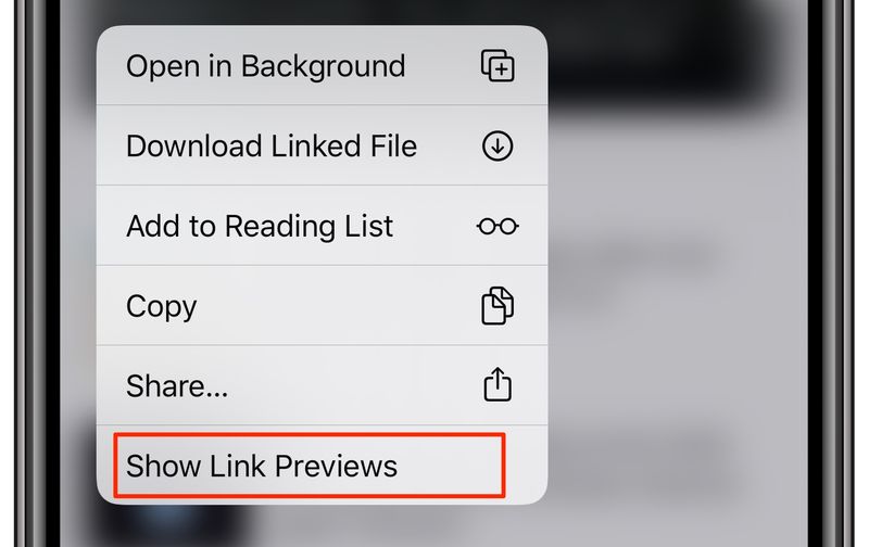show safari link previews