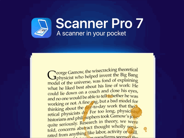 Readdle Scanner Pro 7.0 OCR animation
