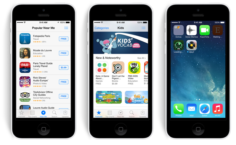 iPhone 5c App Store apps