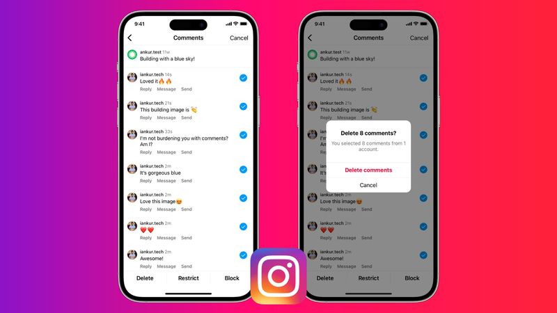 Supprimer de nombreux commentaires Instagram en une seule fois sur iPhone