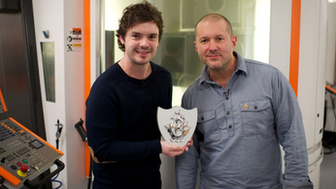 Jony Ive receives gold Blue Peter Badge