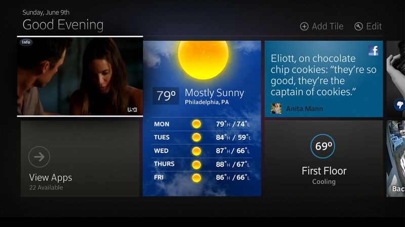 Comcast X2 (dashboard)