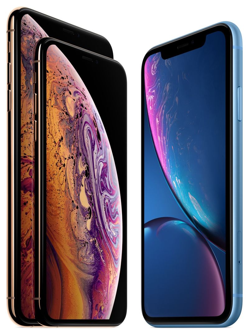 iPhone Xs, iPhone Xs Max et iPhone Xr