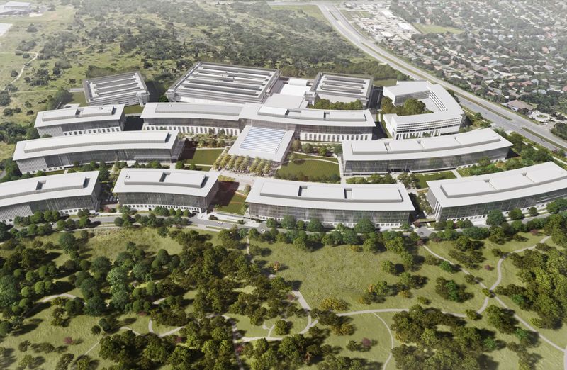 Apple Austin Campus render