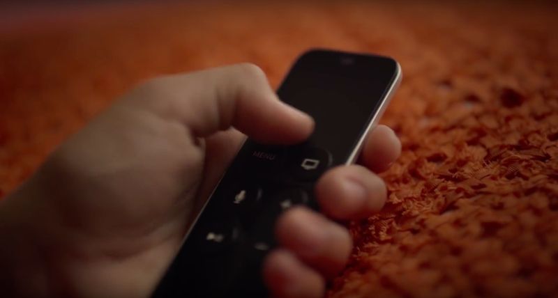 Apple TV Siri Remote in hand image 006