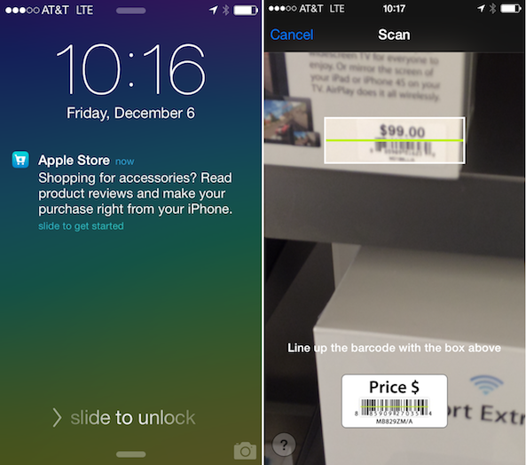 Apple Store iBeacons