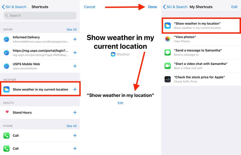 Weather Shortcut