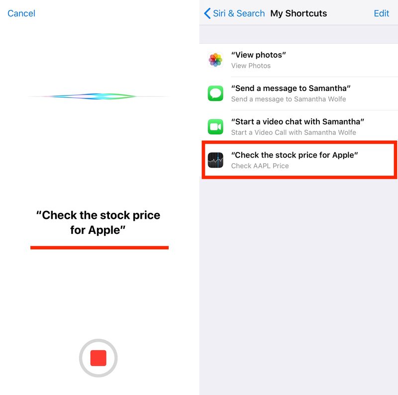 Change Shortcut