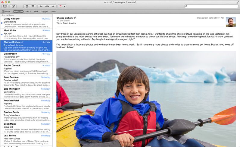 OS X Mavericks (Mail, overview 001)