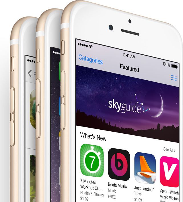 iPhone 6 gold app store
