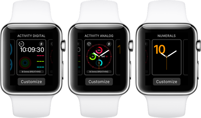 watchOS 3 switching faces Apple Watch screenshot 002