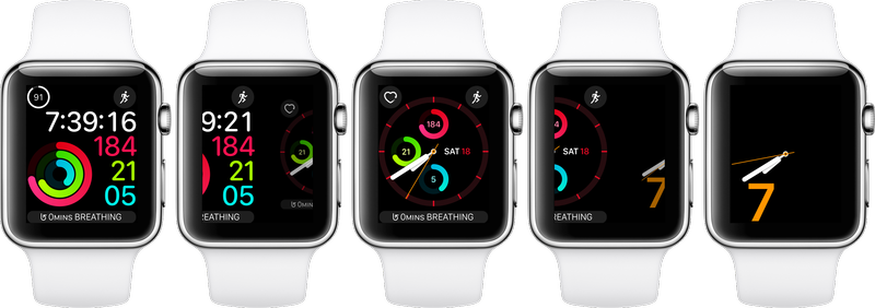 watchOS 3 switching faces Apple Watch screenshot 001