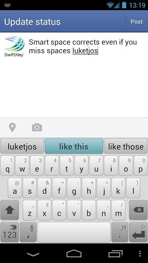 SwiftKEy for Android (screenshot 002)
