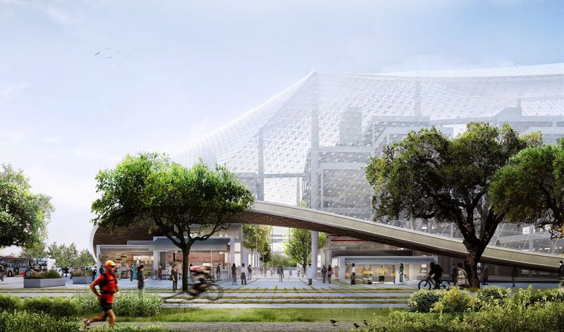 Google North Bayshore Campus proposal rendering 002