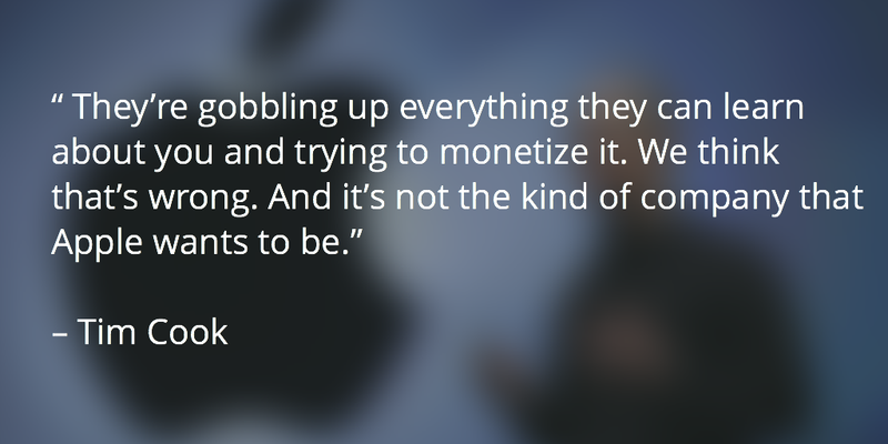 Tim Cook privacy quote