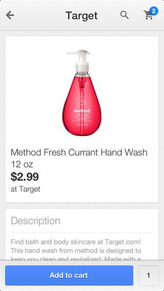 Google Shopping Express 1.0 for iOS (iPhone screenshot 004)