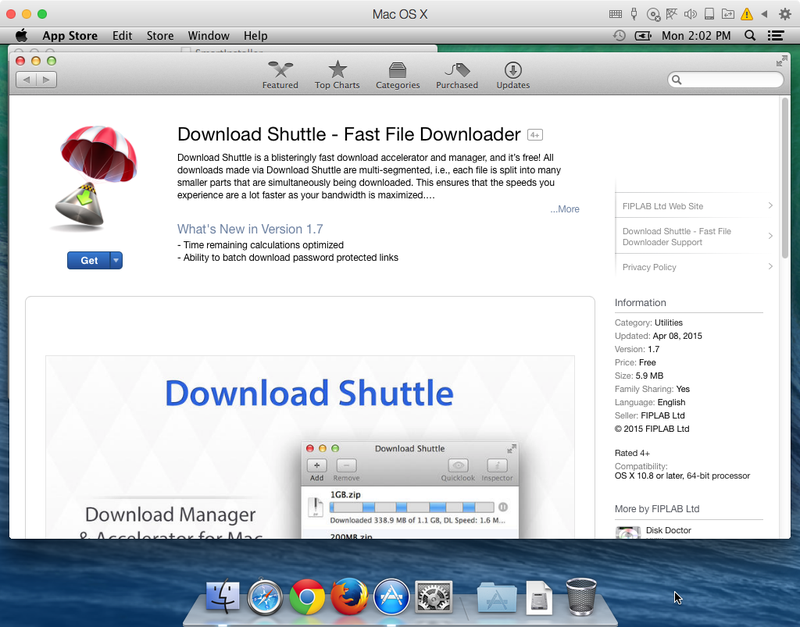 Download Shuttle on Mac App Store screenshot 001