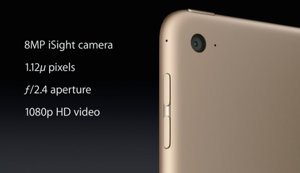 ipad air 2 isight camera