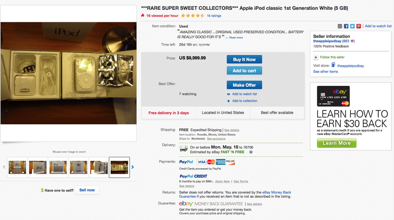 ipod ebay