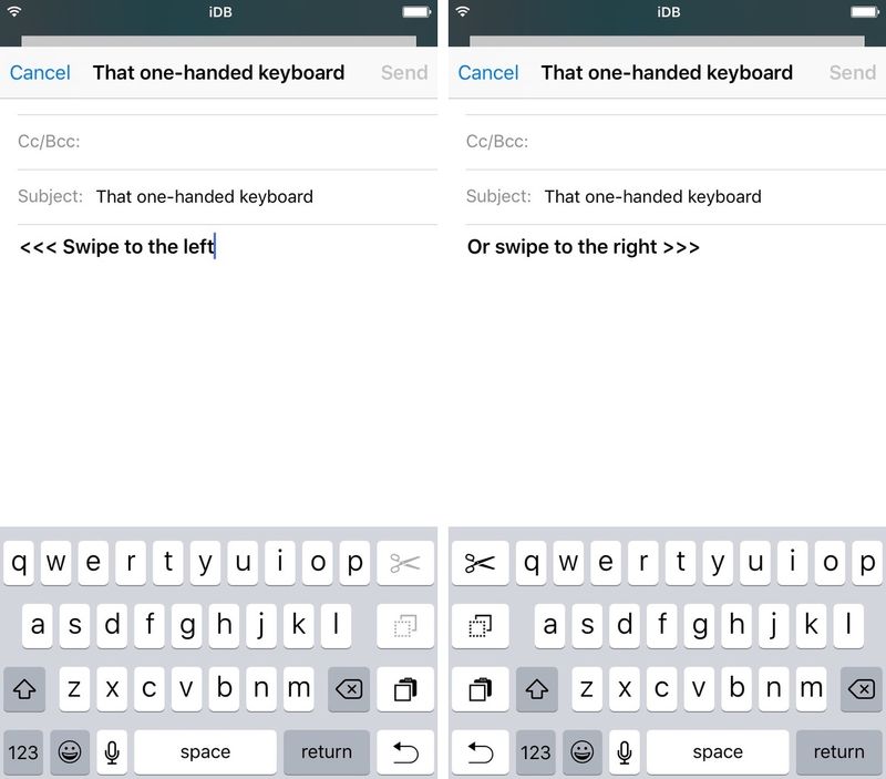 One handed keyboard