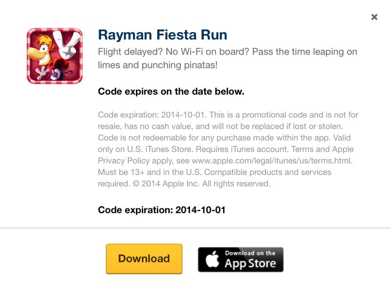 Rayman Fiesta Run free download via Expedia