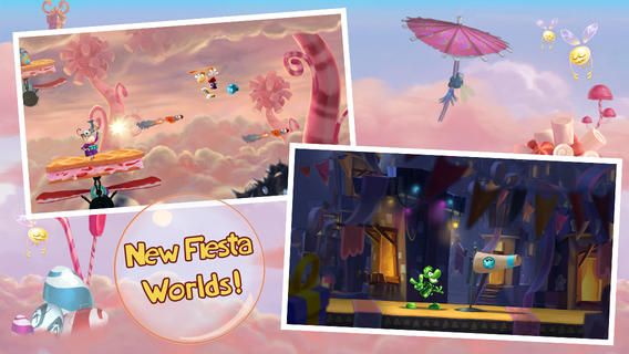 Rayman Fiesta Run 1.2.1 for iOS (iPHone screenshot 001)