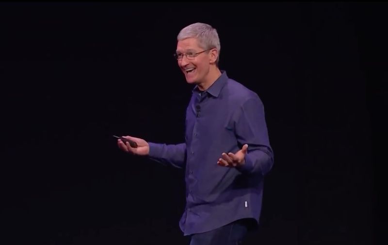 Apple event (September 2014, Tim Cook smiling 001)