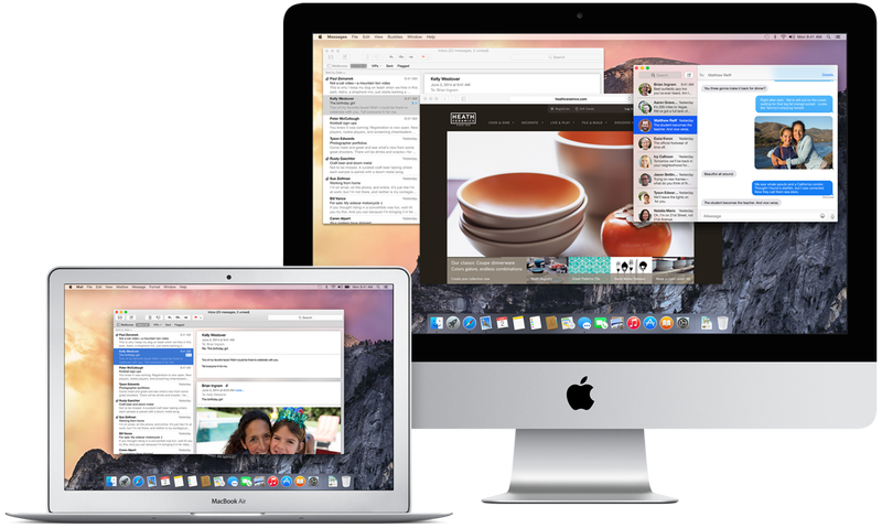 OS X Yosemite (teaser, MacBook Air and iMac)