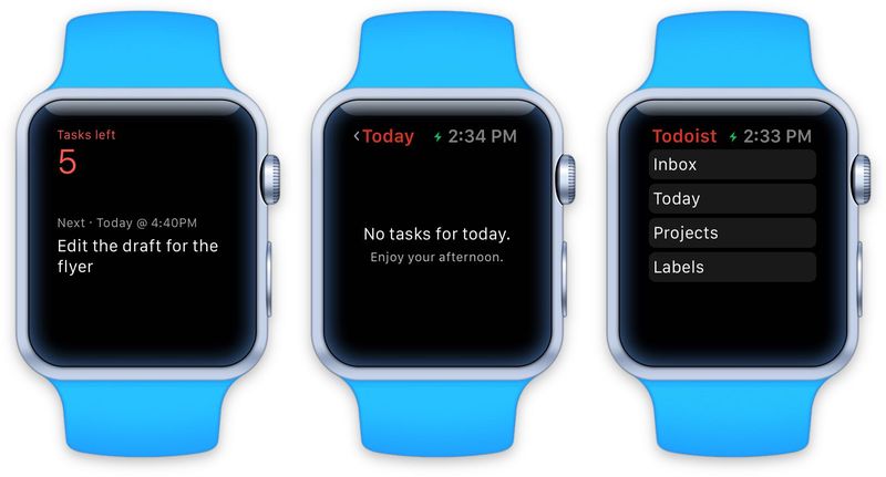 Todoist Apple Watch screenshot 003