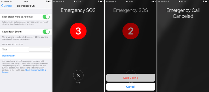 emergency sos iphone