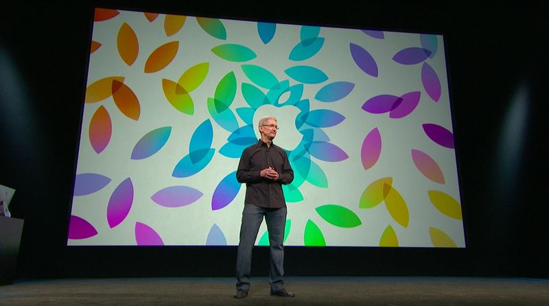 Apple October 2013 event (Tim Cook, Apple logo 001)