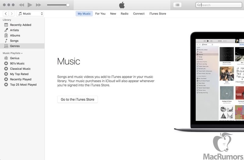 iTunes 12.4 sidebar MacRumors leak 002