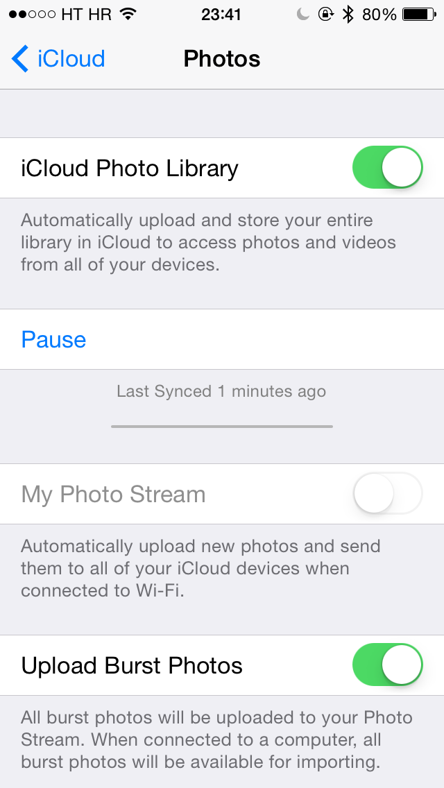 iOS 8 Beta 2 (iCloud Photos settings 001)