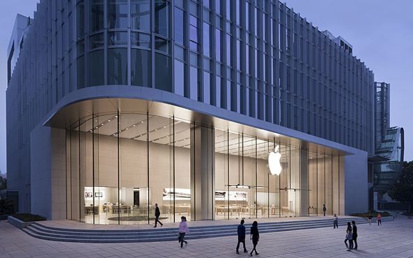 Apple store (Nanjing East, China, exterior 001)