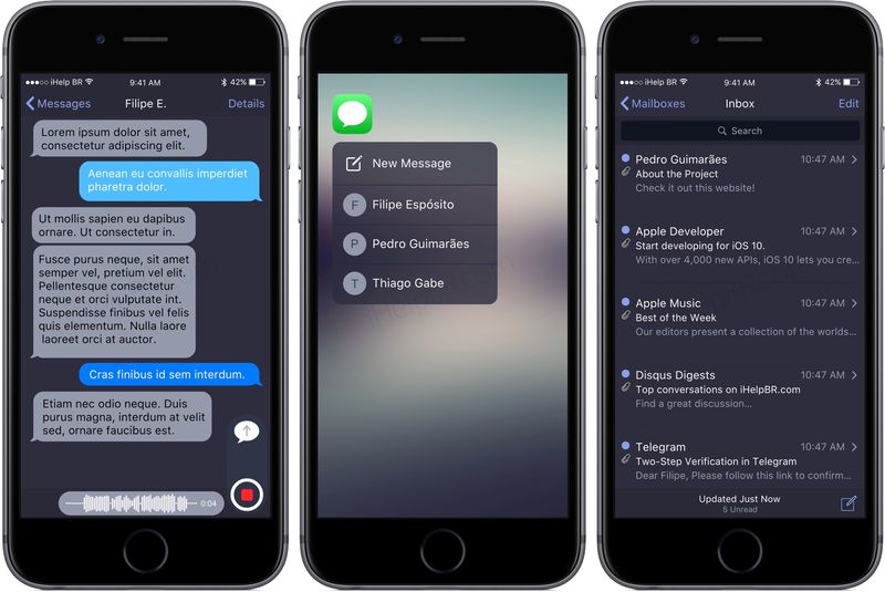 iOS 10 concept iHelpBR iPhone screenshot 001