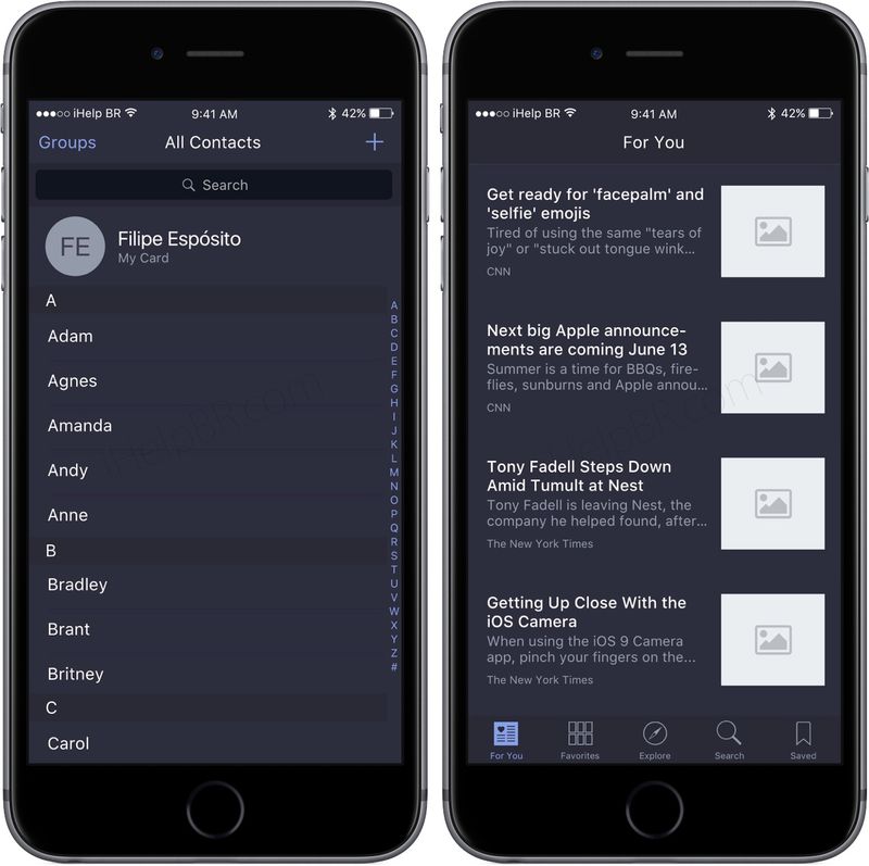iOS 10 concept iHelpBR iPhone screenshot 002