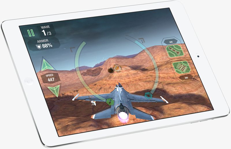 iPad Air airplane game app