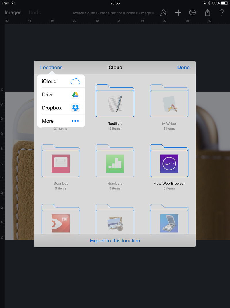Google Drive 3.3 for iOS (iPad screenshot 001)