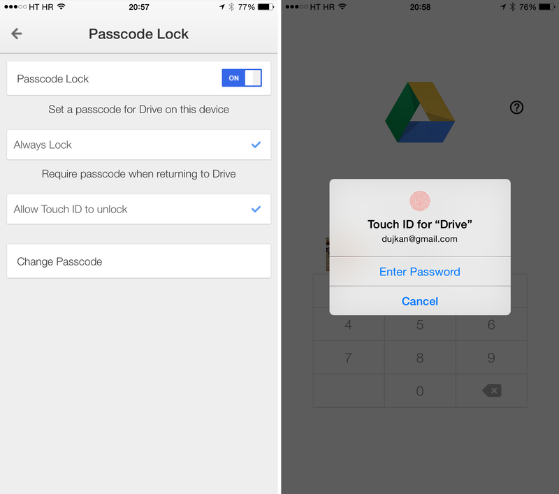 Google Drive 3.3 for iOS (iPhone screenshot 003)