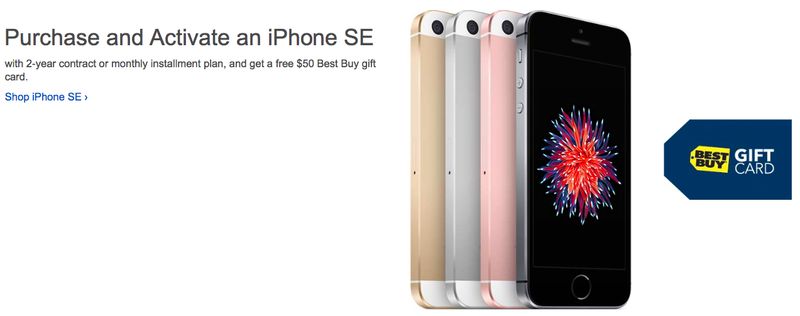 Best Buy iPhone SE deal web screenshot 001