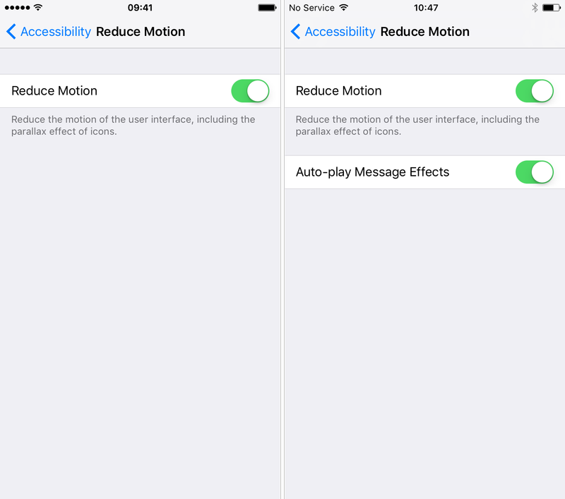 reduce motion