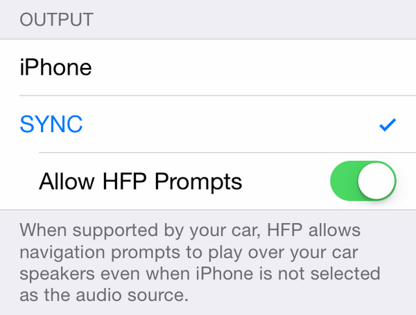 iOS 7.1 (HFP Prompts)