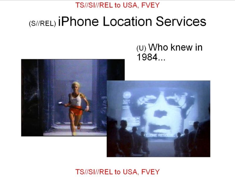 NSA slide (Apple 1984)