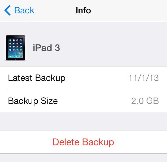 icloud backup iPhone
