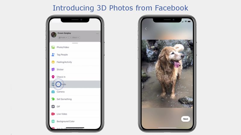 Facebook 3D photos - hero image