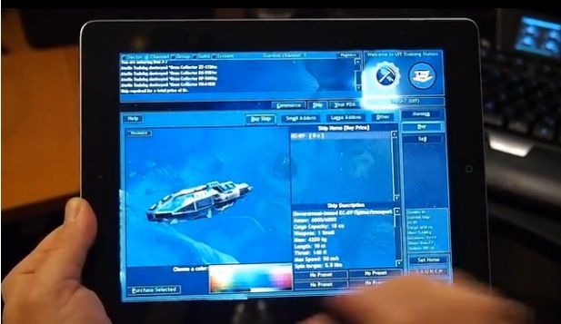 Vendetta Online iPAd teaser
