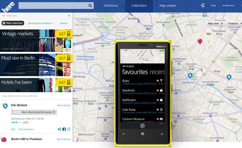 Nokia Here (Maps, Lumia)