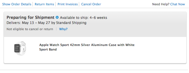 apple watch pre-order